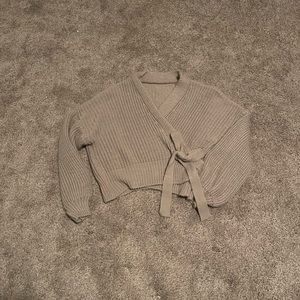 Front tie cardigan from New Mexico boutique